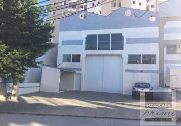 Galpão para alugar, 330 m² por r$ 8.450,00/mês - jardim nova manchester - sorocaba/sp