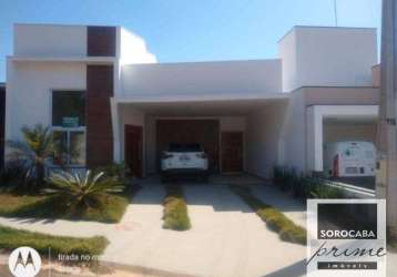 Casa com 3 dormitórios à venda, 123 m² por r$ 730.000,00 - condomínio reserva ipanema - sorocaba/sp