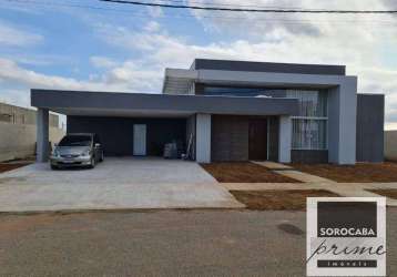 Casa com 4 dormitórios à venda, 320 m² por r$ 1.580.000,00 - condominio solar do bosque - sorocaba/sp