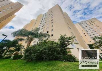 Apartamento com 2 dormitórios à venda, 47 m² por r$ 320.000,00 - condomínio vida plena campolim - sorocaba/sp