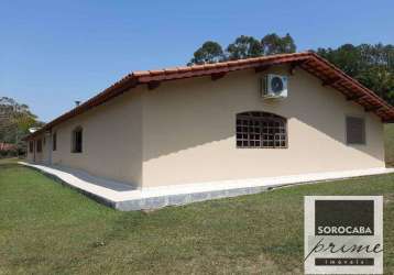 Chácara com 3 dormitórios à venda, 27000 m² por r$ 4.100.000,00 - condomínio farm - porto feliz/sp