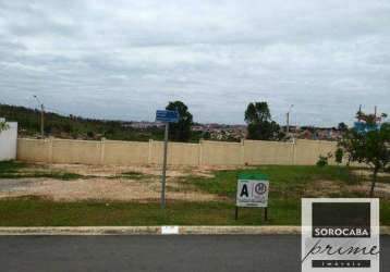 Terreno à venda, 300 m² por r$ 290.000,00 - wanel ville - sorocaba/sp