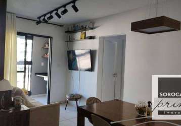 Apartamento com 2 dormitórios à venda, 57 m² por r$ 360.000,00 - edifício premium pagliato - sorocaba/sp