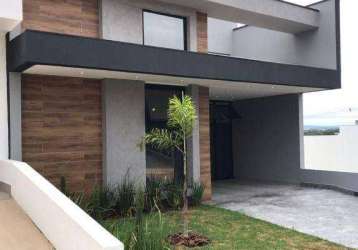 Casa com 3 dormitórios à venda, 121 m² por r$ 800.000 - condomínio terras de são francisco - sorocaba/sp