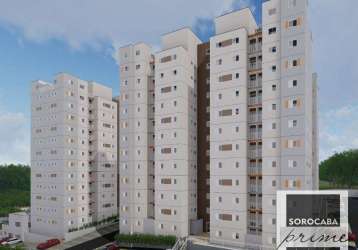 Apartamento com 2 dormitórios à venda, 42 m² por r$ 210.000,00 - chácaras reunidas são jorge - sorocaba/sp