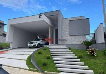 Casa com 3 dormitórios à venda, 179 m² por r$ 1.400.000,00 - condomínio santa mônica - caçapava/sp