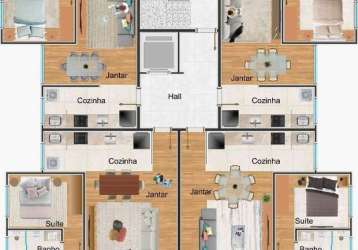 Apartamento à venda, 3 quartos, 1 suíte, 2 vagas, miramar - belo horizonte/mg