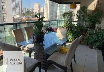 Apartamento com 3 dormitórios à venda, 108 m² por r$ 1.500.000,00 - chácara inglesa - são paulo/sp