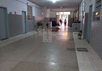 Sala comercial com 1 sala para alugar na rua quinze de novembro, 171, centro, são vicente, 50 m2 por r$ 1.600