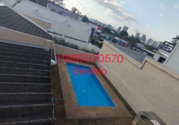 Casa com piscina com 3 quartos sendo 3 suites edicula churrasqueira 4 vagas  salao de festas fl55