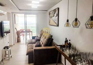 Apartamento no guarujá com vista mar 2 quartos todo mobiliado