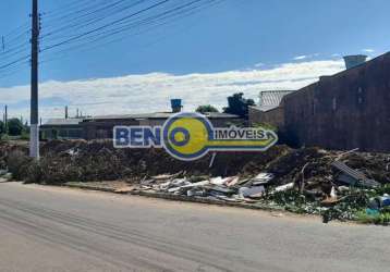 Terreno comercial,de esquina parque florido, grava tai - rs