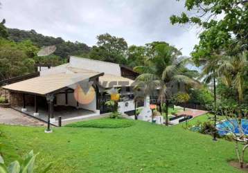 Casa com 4 dormitórios à venda, 450 m² por r$ 12.500.000,00 - guaecá - são sebastião/sp