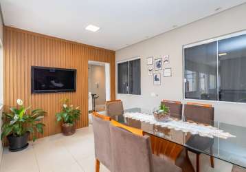 Casa térrea com 3 quartos, 2 vagas garagem, lindo espaço gourmet, no jardim monza - colombo