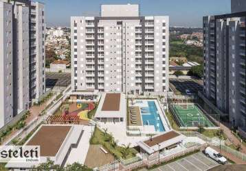 Apartamento com 2 dormitórios à venda, 57 m² por r$ 755.000,00 - parque rural fazenda santa cândida - campinas/sp