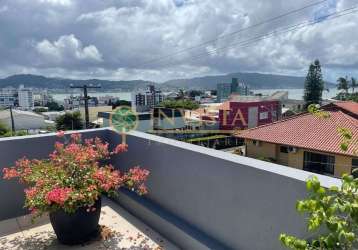 Terraço com vista mar e churrasqueira, piscina, semi mobiliado e 5 quartos à venda em coqueiros.