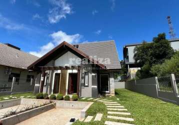 Casa com 3 quartos em gramado, loteamento lago negro, gramado - rs