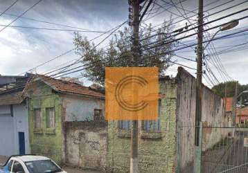 Terreno à venda, 766 m² por r$ 2.650.000,00 - tatuapé - são paulo/sp