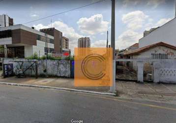 Terreno à venda, 870 m² por r$ 8.000.000 - tatuapé - são paulo/sp