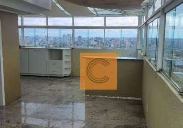 Cobertura com 3 dormitórios à venda, 251 m² por r$ 1.845.000,00 - tatuapé - são paulo/sp