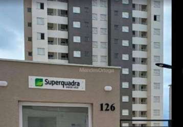 Apartamento com 2 dormitórios para alugar, 42 m² por r$ 1.747,00/mês - wanel ville - sorocaba/sp