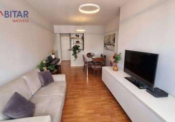 Apartamento mobiliado de  3 quartos para alugar, 72 m² por r$ 5.650/mês - vila leopoldina - são paulo/sp