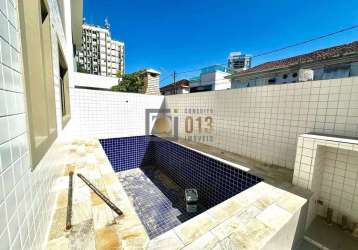 Casa em condomínio fechado com 3 quartos à venda na praça olímpio lima, 19, vila belmiro, santos, 140 m2 por r$ 1.478.000