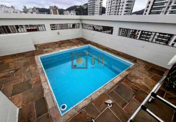 Cobertura com 3 quartos à venda na avenida marechal floriano peixoto, 283, pompéia, santos, 211 m2 por r$ 1.500.000