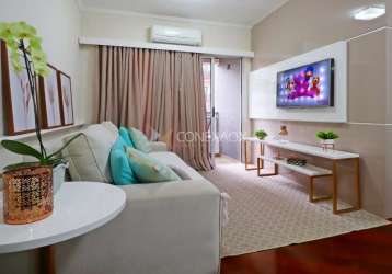 Apartamento com 3 quartos à venda na travessa jorge norton, 40, bosque, campinas, 102 m2 por r$ 790.000