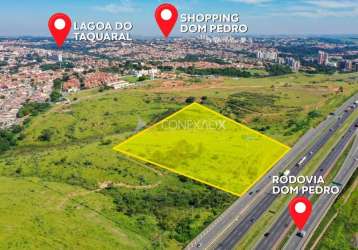 Terreno comercial à venda na rodovia dom pedro i, km 126, fazenda santana (sousas), campinas por r$ 40.000.000