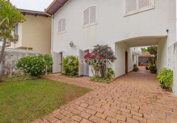 Casa em condomínio fechado com 4 quartos à venda na rua josé de campos sales, 870, jardim paraíso, campinas, 227 m2 por r$ 920.000