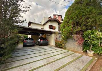 Casa em condomínio fechado com 3 quartos à venda na rua egberto ferreira de arruda camargo, 900, notre dame, campinas, 274 m2 por r$ 1.590.000