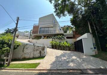 Casa em condomínio fechado com 4 quartos à venda na rua armando eurico stocco, 13, jardim botânico (sousas), campinas, 288 m2 por r$ 2.990.000