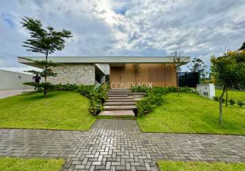 Casa em condomínio fechado com 4 quartos à venda na avenida carla alessandra tozzi, 129, loteamento residencial entre verdes (sousas), campinas, 500 m2 por r$ 6.400.000