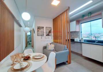 Apartamento parque peruche 36,16 m² 2 dormitórios sacada  decorado