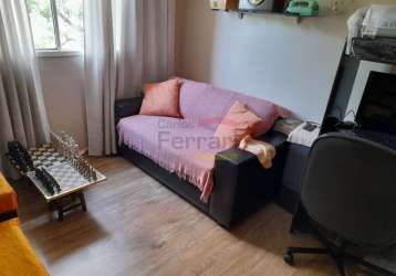 Apartamento a venda, jardim brasil, 01 dormitório, 01 vaga