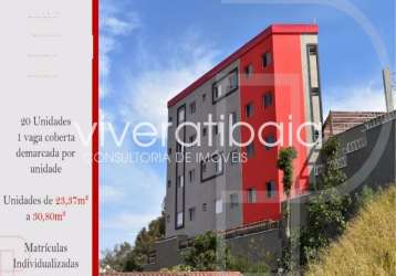 Apartamento com 1 dormitório à venda, 23 m² por r$ 178.000,00 - jardim palladino - itatiba/sp