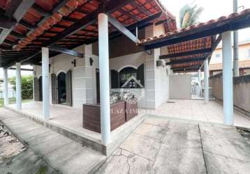 Casa com 3 dormitórios, 154 m² - venda por r$ 780.000 ou aluguel por r$ 4.614/mês - balneário - cond. casamares - são pedro da aldeia/rj