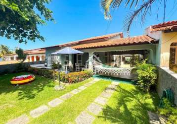 Casa com 6 suítes à venda no condomínio moinhos da aldeia - balneário,250 m² por r$ 1.400.000 - balneário são pedro - são pedro da aldeia/rj