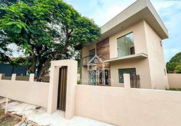 Casa com 3 dormitórios à venda, 80 m² por r$ 450.000,00 - balneário são pedro - são pedro da aldeia/rj