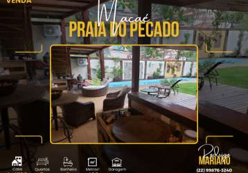 Vendo casa espetacular com 5 quartos no pecado em macaé