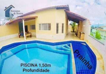 Casa, 150 m² - venda por r$ 600.000,00 ou aluguel por r$ 3.500,00/mês - bopiranga - itanhaém/sp