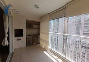 Apartamento com varanda gourmet com 3 dormitórios para alugar, 86 m² por r$ 4.932/mês - vila augusta - guarulhos/sp