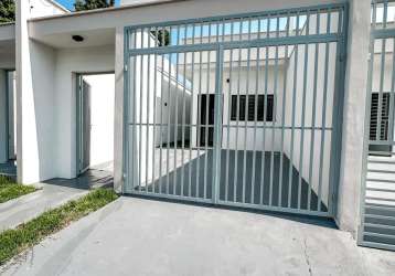 Casa de 60m² com 2 quartos e 1 vaga de garagem no novo aleixo