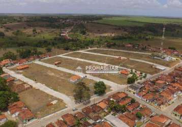 Lotes a venda no loteamento villa dos ipês em canguaretama. prontos para construir, px ao centro da cidade, há 15min da praia