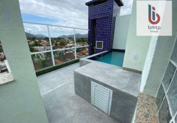 Cobertura com 3 dormitórios, 141 m² - venda por r$ 1.000.000,00 ou aluguel por r$ 6.598,59/mês - centro - bertioga/sp