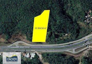 Terreno à venda, 22304 m² por r$ 2.880.000,00 - itaquaciara - itapecerica da serra/sp