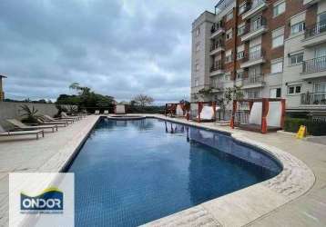 Apartamento com 1 dormitório à venda, 38 m² por r$ 380.000,00 - granja viana - cotia/sp