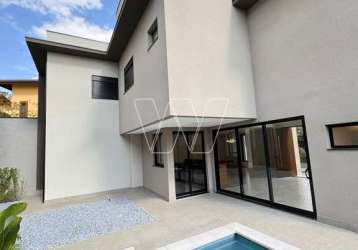 Casa em condomínio fechado com 3 quartos à venda na rua san conrado, s/n, loteamento caminhos de san conrado (sousas), campinas, 215 m2 por r$ 1.890.000