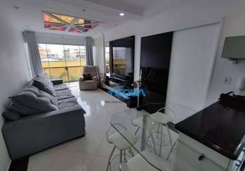 Apartamento com 2 dormitórios para alugar, 74 m² por r$ 3.500/mês - enseada - guarujá/sp